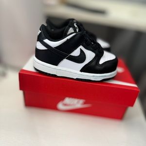 Nike Dunk Low Panda (Toddler size 5)